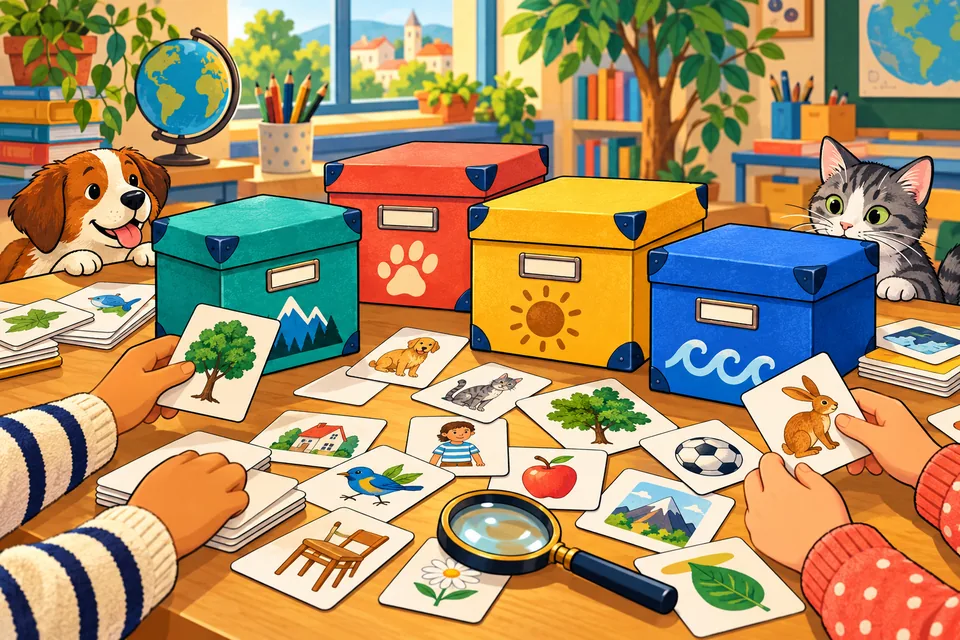 Ilustración de La caja de los nombres